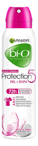 Desodorante Garnier Bí-o Protection 5 En Spray Para Mujer Fragancia Té Verde