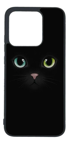 Funda Gato Negro Ojos Bicolor Varios Modelos