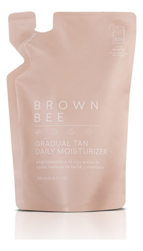 Autobronceante Progresivo 300 Ml Refill Repuesto Brown Bee