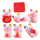 Acessórios Cat Cakes Toppers Mini Lucky Cat