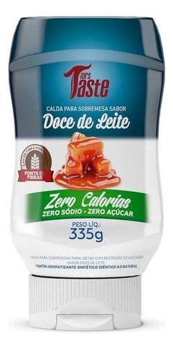 Salsa De Dulce De Leche Mrs. Taste Zero Azúcar Sin Tacc En Frasco 335 g