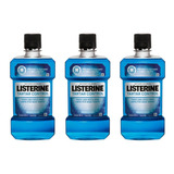 Listerine Tartar Control Enxaguante Bucal 500ml (kit C/03)