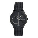 Reloj Mujer Calvin Klein K3m5245x Cuarzo Pulso Negro En