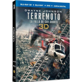 Terremoto La Falla De San Andrés Blu Ray 3d + Blu Ray + Dvd