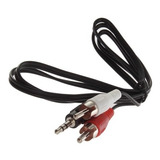 Cable Para Audio Estéreo 3.5mm A Rca De 1m Auxiliar | Dfast