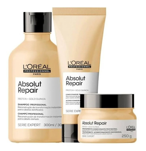 Kit Profissional Reparação Loreal Absolut Repair Linha Salao