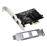 Tarjeta De Red Pcie Gigabit De Doble Puerto Dos 2,5g