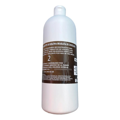 Tratamiento Keratina Brasileña De Chocolate De 1000 Ml Vbf | Envío gratis
