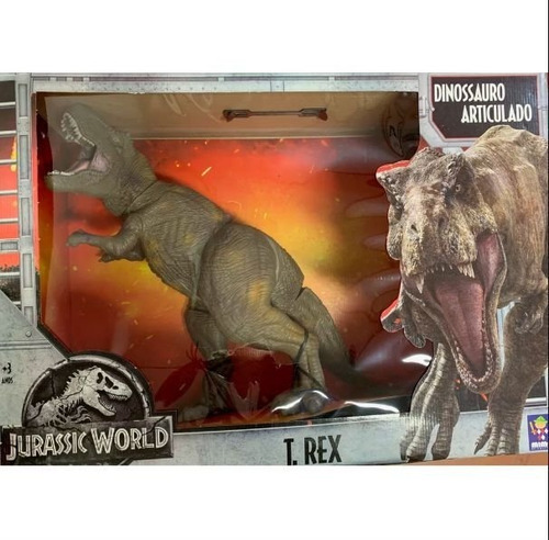 Dinossauro T-rex Mimo Jurassic Park Gigante Brinquedos Novo