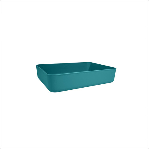 Canasto Organizador Plastico Linea Moderna 37x26x8 Cm