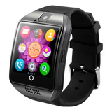 Nfc Bluetooth Smart Watch Hombres Q18 Con Cámara Black