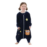 Saco De Dormir Pijama Infantil Con Mangas Búho