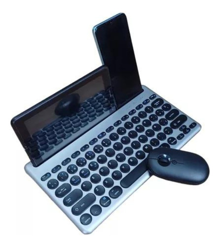 Combo Inalambrico Teclado Mouse Bluetooth 3 Canales Receptor