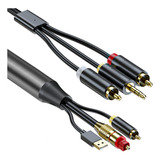 Cable De Conversión De Audio Digital A Analógico, Spdif/ópti
