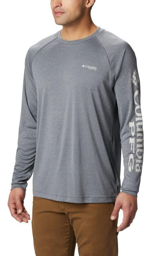 Polera De Manga Larga Columbia Terminal Tackle Heather Para 