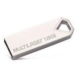 Pendrive Multilaser Diamond 128gb Usb 2.0 Profissional Metal