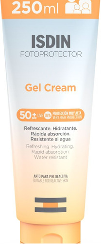 Isdin Fotoprotector Gel Cream Spf 50+, 250 Ml