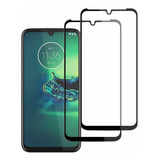 Glass Fullcover Templado Compatible Con Moto G8 Plus