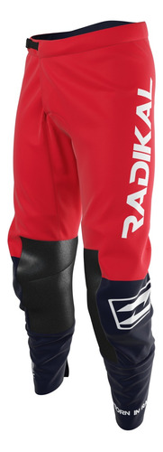 Pantalon Radikal Racing Flux Rojo Motocross / Enduro / Atv 