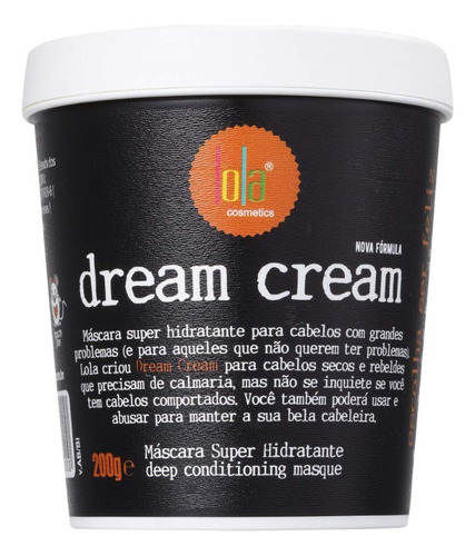 Mascara Reconstructiva Dream Cream 200gr Lola Cosmetics