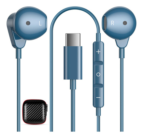 Auriculares Usb C Para iPad , iPhone 15 Pro Max Plus, Au