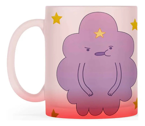 Taza Esmerilada Hora De Aventura Grumosa No Toques Mi Taza