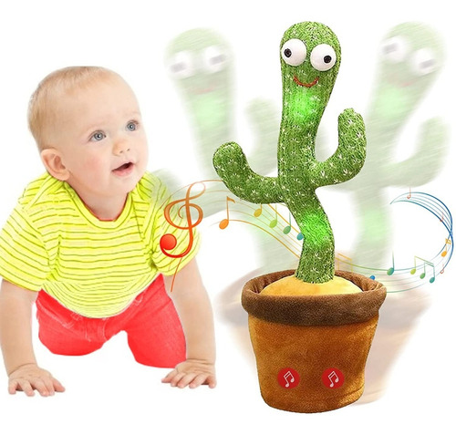 Juguete Animatronic Interactivo Cactus Que Baila E Imita