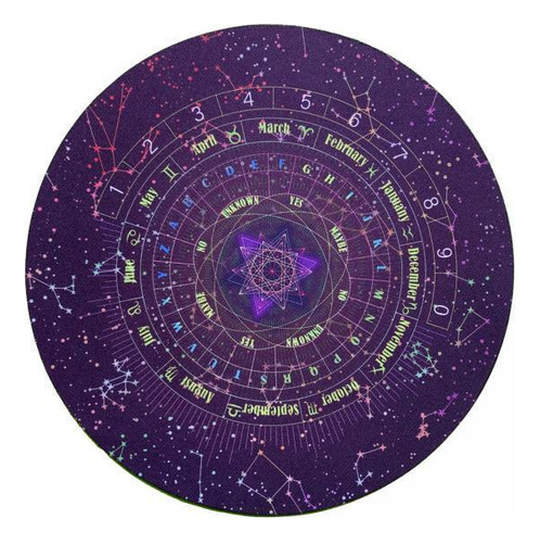 2 Mantel Redondo De Terciopelo Para Mesa De,, Astrología,