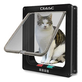 Ceesc Puerta Extra Grande Para Gatos (tamaño Exterior 11  X 