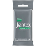 Preservativo Extra Lubrificado Comfort Plus Jontex Pacote 6 Unidades