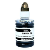 Tinta T504 Para Epson Ecotank Color Negro 127ml Premium