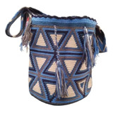 Mochila Wayuu Azul