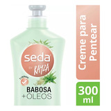Creme Para Pentear Babosa + Óleos Rayza Babosa 300ml Seda