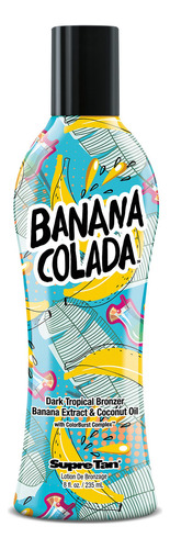 Supre Tan Banana Colada Tropical Dha Bronzer Con Complejo C.