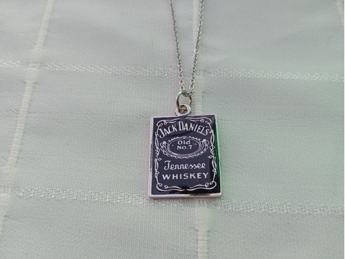 Collar-dije-rock-acero Quirúrgico-jack Daniels