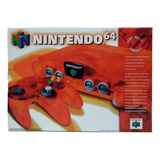 Caixa Vazia Papelão Nintendo 64 Tangerina Para Reposição 