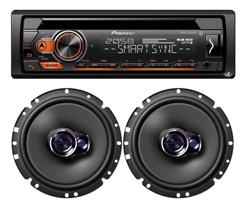 Toca Cd Pioneer Deh-s4280bt Controle De Volante + Falante 6