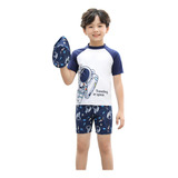 Conjunto De Bañador Y Camiseta Para Niños Cute Fashion Print
