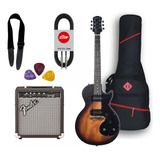 Pack Guitarra EpiPhone Les Paul Vs Ampli Fender Funda 