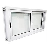 Ventanas Aluminio Blanco 100x40 Vidrio 4mm Mosquitero Y Reja