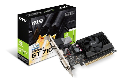 Tarjeta Gráficas Msi Nvidia Gt 710 2gb Gdrr3 64-bit