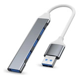 Hub Adaptador Usb 4 En 1 | Usb 3.0 Y 2.0 