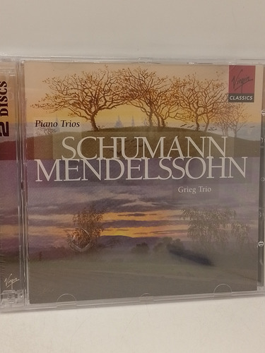 Schumann Mendelssohn Piano Trios Grieg Trio Cd Doble Nuevo 