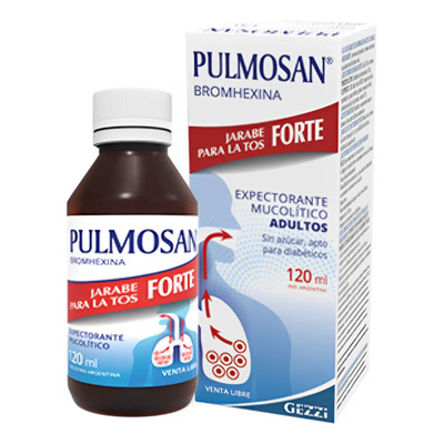 Pulmosan Forte 0,16 G\u002F100 Ml Jarabe, 1 Frasco 120 Ml | Envío gratis