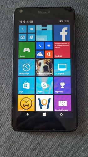 Microsoft Lumia 640 4g 8 Gb Preto 1 Gb Ram Perfeito Estado