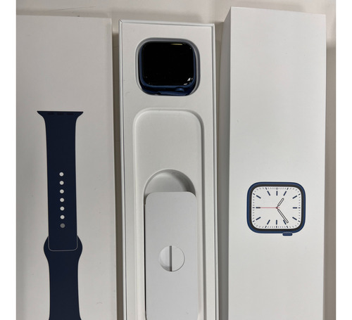 Apple Watch Series 7 (gps, 41mm) Azul Medianoche Deportivo