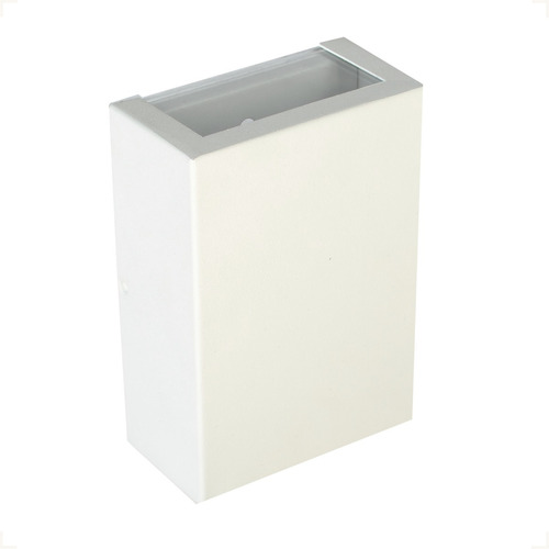 Arandela Alumínio 2 Focos Externa + Lâmpada 5w Inclusa 6205 Cor Branco