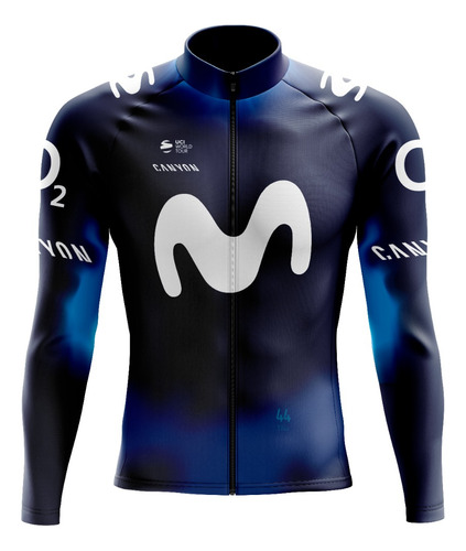 Jersey Ciclismo Ruta Mtb Movistar 2023 Manga Larga