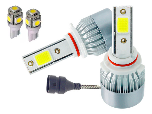 Kit Led Cree Cob H1 H7 H3 9005 12/24v 2019 C6+ 2 Posicion