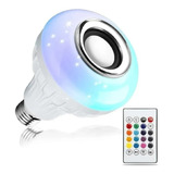 Bombillo Parlante Con Luz Bluetooth Multicolores